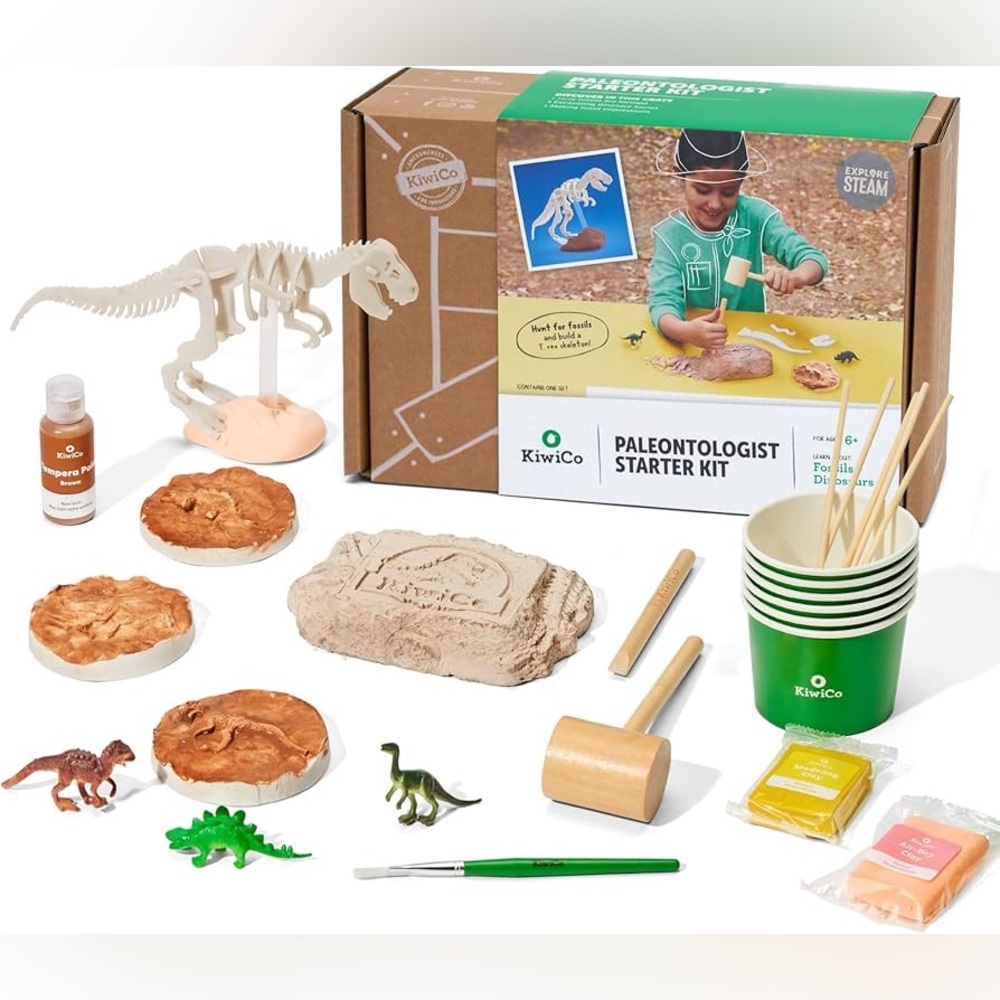 KiwiCo Paleontologist Starter Kit - Green Accents